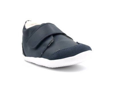 První zimní barefoot botičky Bobux Rover Arctic Navy – s kožíškem