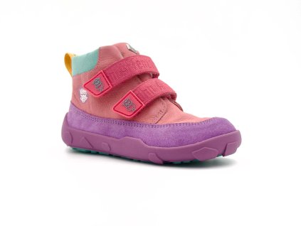 Affenzahn Barefoot dětské kotníkové boty – Low Boot Leather Friendy Owl