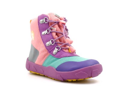 Affenzahn Barefoot dětské zimní boty – Mid Boot Vegan Discovy Owl