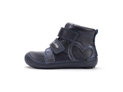D.D.step Barefoot dětské kotníkové boty A063-52818B modré