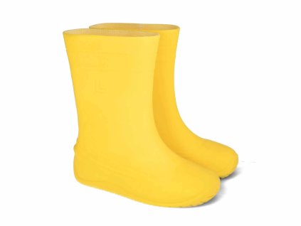 Crave dětské barefoot holínky Monsoon Yellow – žluté