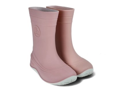 Crave dětské barefoot holínky Monsoon Pink – růžové