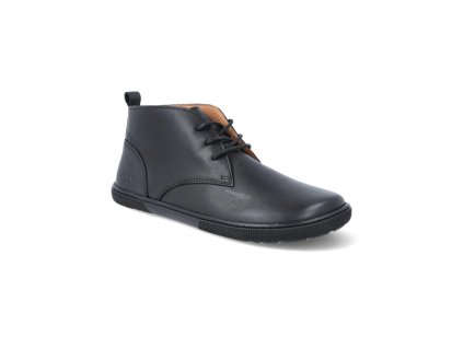 KOEL barefoot kožené kotníkové boty – Fea Black