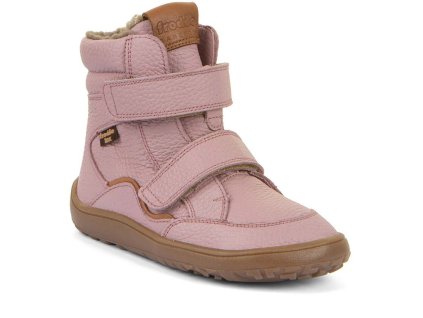 Froddo Barefoot dětské kožené zimní boty G3160246-7 Pink