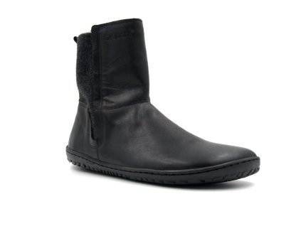 OK Bare dámské zateplené barefoot boty Baki černé