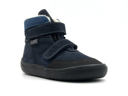 Jonap barefoot dětské zimní boty Jerry Tmavě Modrá