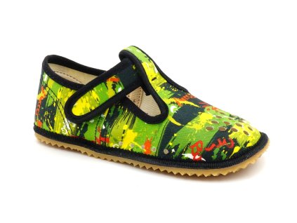 Beda Barefoot přezůvky perforované - Graffiti