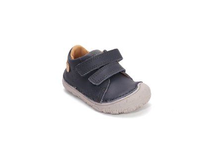 D.D.step Barefoot kožené tenisky S073-61950B modré