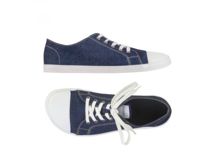 Peerko barefoot textilní tenisky Origin Denim modré