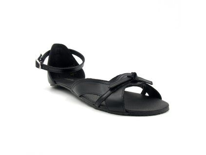 Angles barefoot sandály Nisa Black – černé