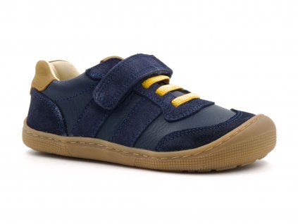 Koel barefoot tenisky kožené Dylan Suede Blue