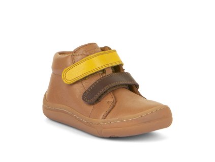 Froddo Barefoot dětské kotníkové boty First Step G2130342 Cognac