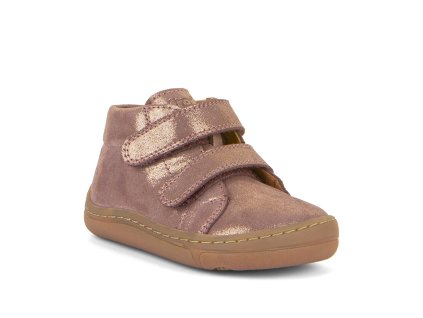Froddo Barefoot dětské kotníkové boty First Step G2130342-8 Pink/Gold