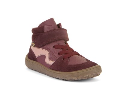 Froddo Barefoot dětské kotníkové tenisky G3110256-9 Bordaux