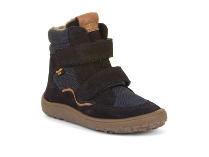 Froddo Barefoot dětské zimní boty TEX G3160233 Dark Blue