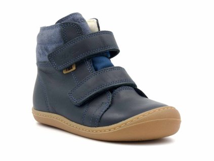 Koel barefoot dětské zimní boty Brandon 2.0 Tex Wool Blue