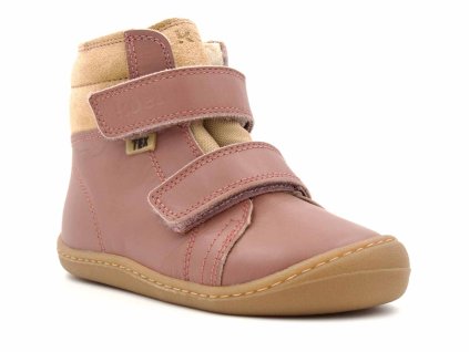 Koel barefoot dětské zimní boty Brandon 2.0 Tex Wool Old Pink