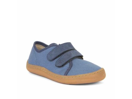Froddo Barefoot dětské plátěné tenisky Canvas G1700379-10 Denim