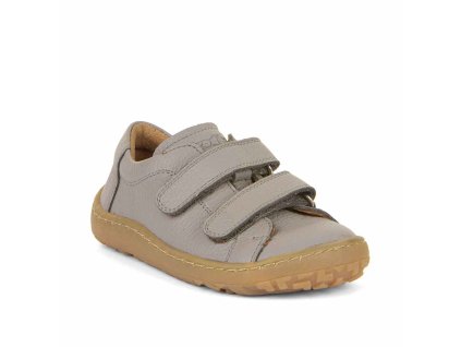 Froddo Barefoot dětské kožené tenisky Base G3130240-4 Light Grey