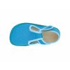 Beda Barefoot přezůvky BFN Playful užší pata/kotník - Turquoise Shine