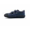 Jonap barefoot dětské kožené tenisky B22 mv SLIM modrá
