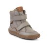 Froddo Barefoot dětské kožené zimní boty G3160246-4 Light Grey