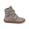 Froddo Barefoot dětské kožené zimní boty G3160246-4 Light Grey