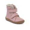 Froddo Barefoot dětské kožené zimní boty G3160248-5 Pink