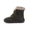 Froddo Barefoot dětské kožené zimní boty G3160248-4 Black