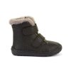 Froddo Barefoot dětské kožené zimní boty G3160248-4 Black