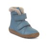 Froddo Barefoot dětské kožené zimní boty G3160248-2 Jeans