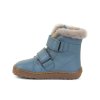 Froddo Barefoot dětské kožené zimní boty G3160248-2 Jeans