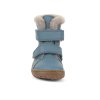 Froddo Barefoot dětské kožené zimní boty G3160248-2 Jeans