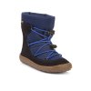 Froddo Barefoot dětské zimní boty Track s membránou G3160251 Dark Blue