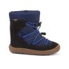 Froddo Barefoot dětské zimní boty Track s membránou G3160251 Dark Blue