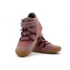 Koel dětské zimní barefoot boty – Beau Tex Wool Old Pink