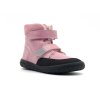 Jonap barefoot dětské zimní botys vlnou - Falco Světle růžové – SLIM