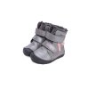 D.D.step dětské zimní barefoot boty W073-52306D šedé třpytivé