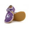 Dětské barefoot přezůvky Antal Rascal Unicorn – fialové