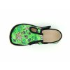 Beda Barefoot přezůvky perforované – Green Dinoball