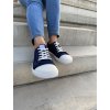 Peerko barefoot textilní tenisky Origin Denim modré