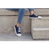 Peerko barefoot textilní tenisky Origin Denim modré