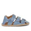Froddo Barefoot dětské sandálky Flexy Avi Jeans – Modré