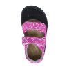Jonap barefoot dětské sandálky Fella růžové srdce