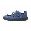 Jonap dětské barefoot sandálky B9 SLIM – modré