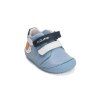 D.D.step dětské kožené barefoot tenisky S070-61995A modré