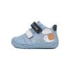 D.D.step dětské kožené barefoot tenisky S070-61995A modré