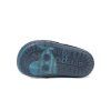 D.D.step dětské kožené barefoot tenisky S070-61420 modré