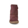 Froddo Barefoot dívčí zimní boty TEX Suede G3160238-1 Bordeaux