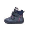 D.D.step dětské zimní barefoot boty W073-42814B modré